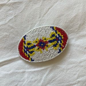 Beaded hair clip